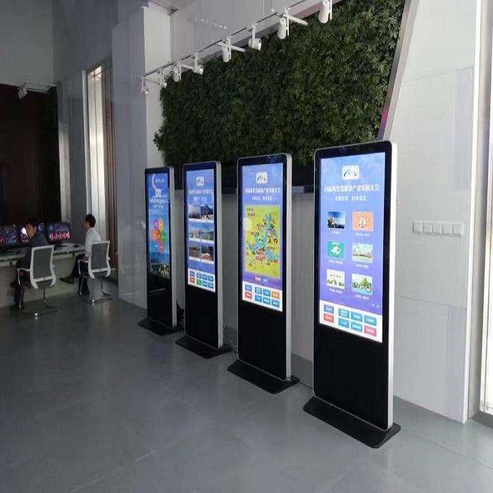 65 inch Floor Upstand Digital Signage Kiosk