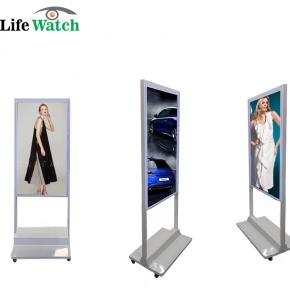 49-inch Floor Upstanding Double-Sided Shop LCD Kiosk
