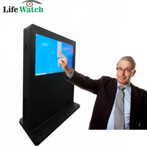 75-inch Weather Proof Outdoor Interactive  Landscape   LCD Kiosk