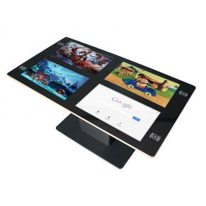 Multple 18.5-inch LCD Screen Smart Interactive Touch Table with Wireless Charging Station