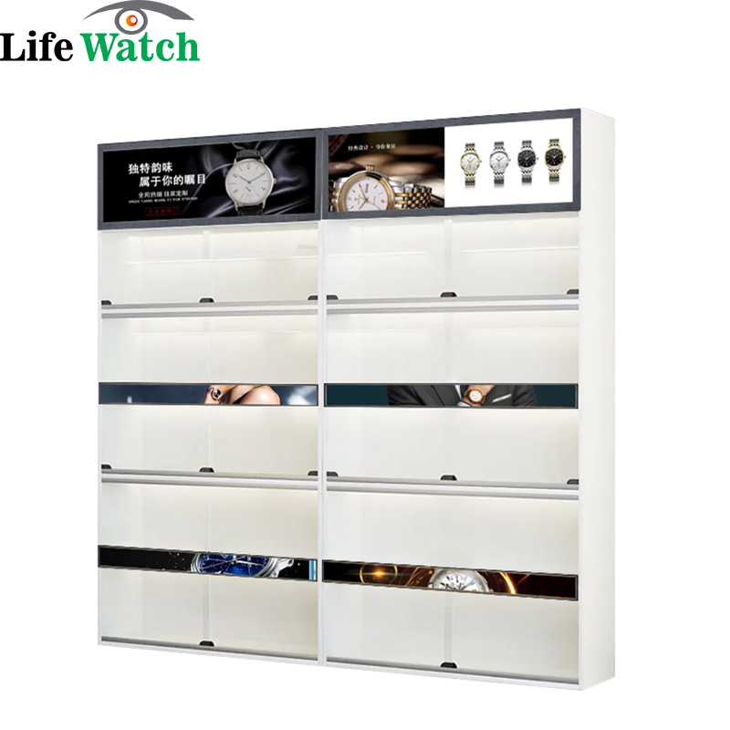 58.4-Inch Stretched Bar Shelf  LCD Advertising Screen