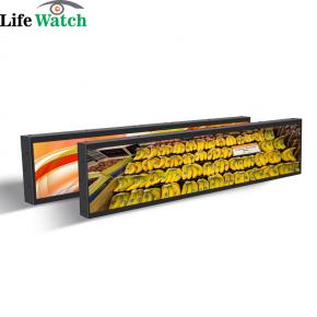88-Inch Stretched Bar Shelf  LCD Advertising Screen