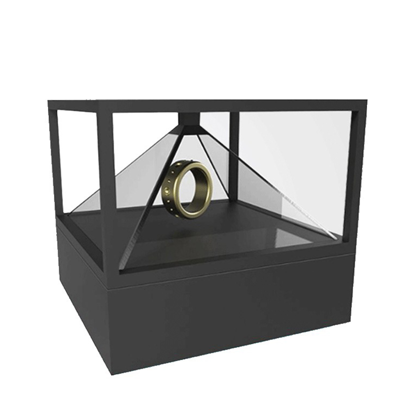 2000mm x2000mm 360 degree Pyramid 3D holographic LCD Showcase