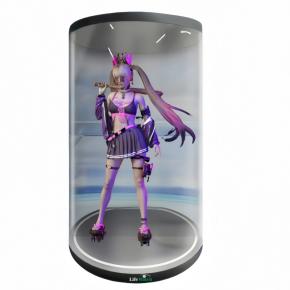 18.5 inch Naked Eye 3D AI Interactive Hologram Digital Human Cabinet