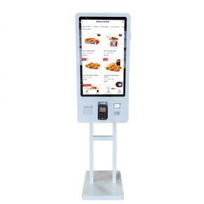 32-inch  Front Access Mainteance Floor upstanding Self-Service Order Payment Terminal Kiosk