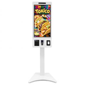 27-inch Y Type Floor upstanding Self-Service Order Payment Terminal Kiosk