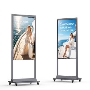 65-inch Floor Upstanding Double-Sided Shop LCD Kiosk