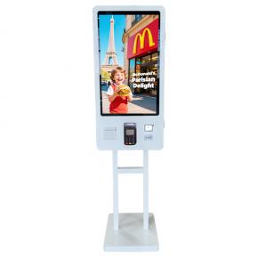32-inch  Front Access Mainteance Floor upstanding Self-Service Order Payment Terminal Kiosk