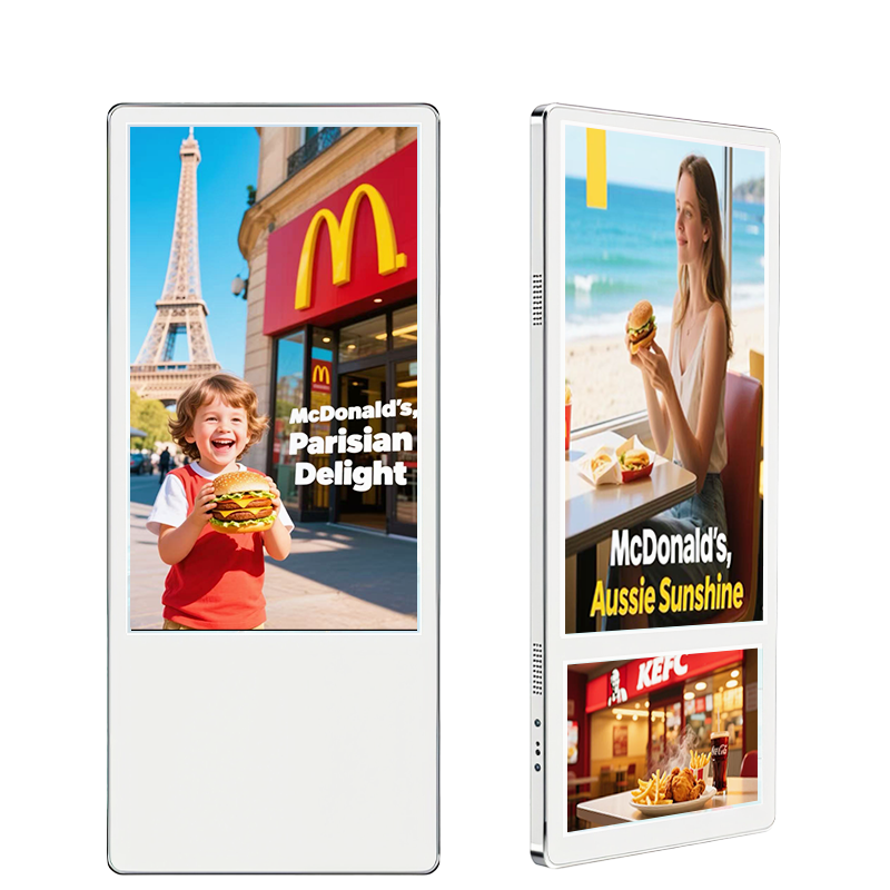 18.5-inch+21.5-inch Elevator LCD Digital Signage